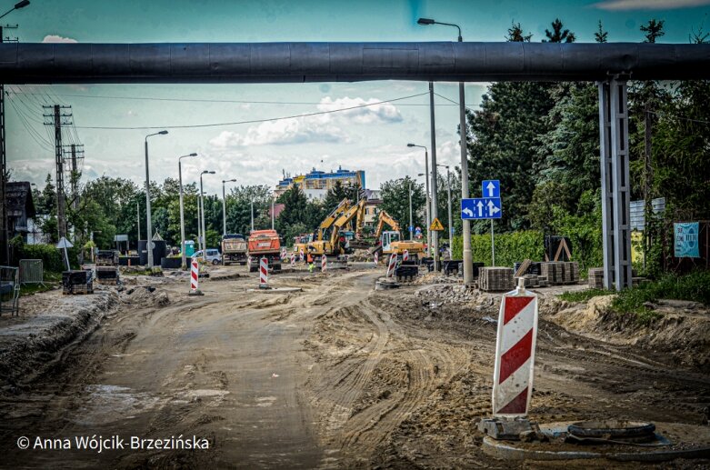  Skierniewice: Do końca czerwca rondo ul. Skłodowskiej z Czerwoną będzie gotowe 