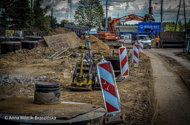  Skierniewice: Do końca czerwca rondo ul. Skłodowskiej z Czerwoną będzie gotowe 