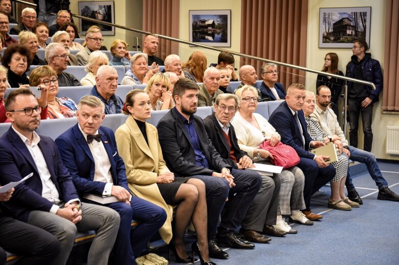  Były Prezydent RP Andrzej Duda w Skierniewicach. 21 października 2025 r. 