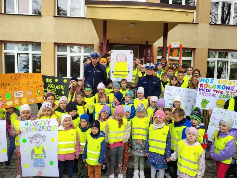  Odblaskowa akcja w SP Michowice 