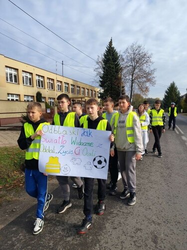  Odblaskowa akcja w SP Michowice 