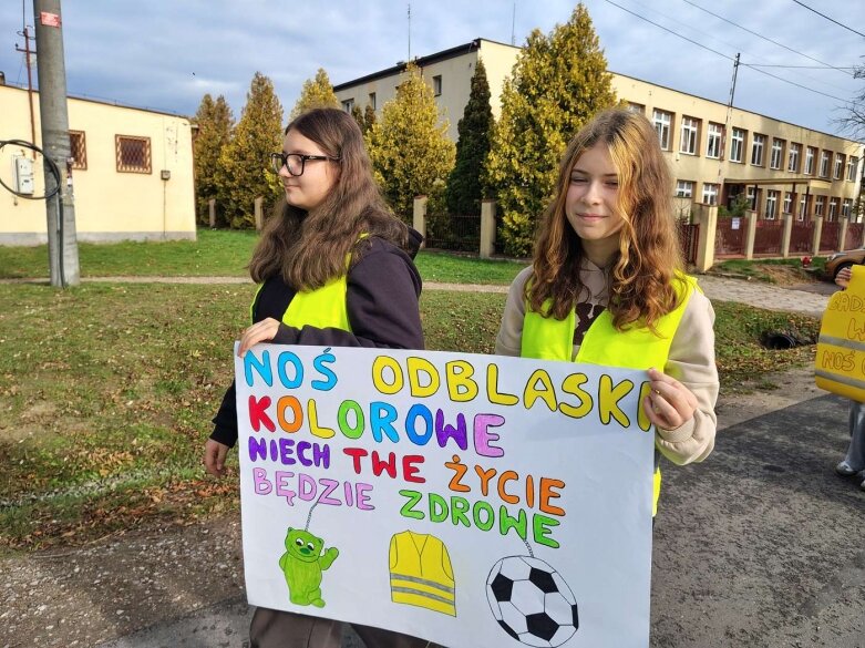  Odblaskowa akcja w SP Michowice 