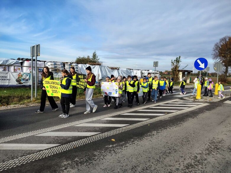  Odblaskowa akcja w SP Michowice 