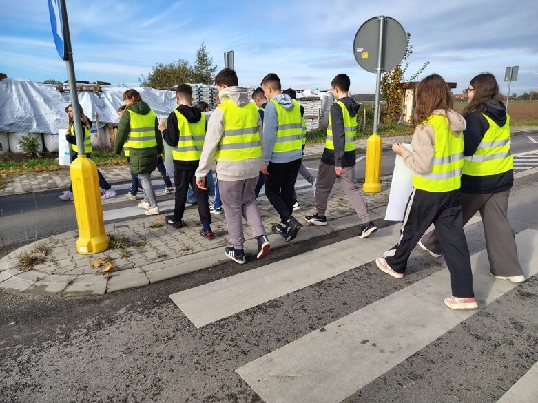  Odblaskowa akcja w SP Michowice 