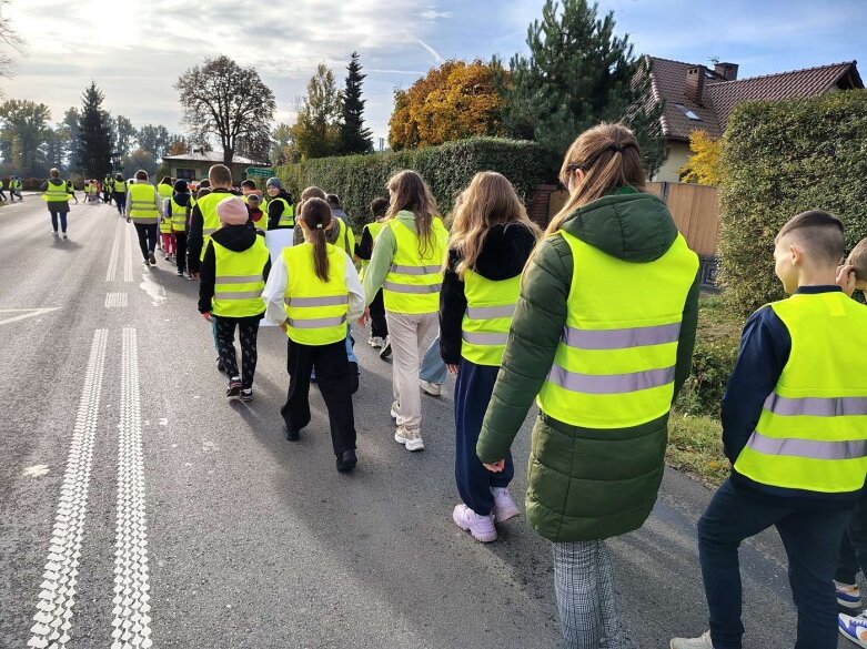  Odblaskowa akcja w SP Michowice 