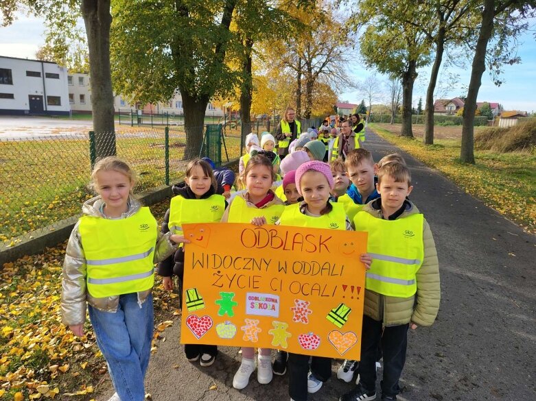  Odblaskowa akcja w SP Michowice 