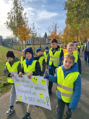  Odblaskowa akcja w SP Michowice 