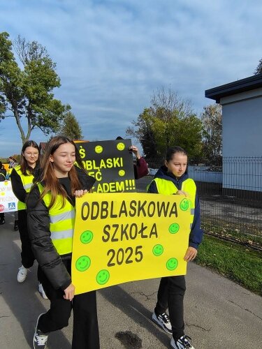  Odblaskowa akcja w SP Michowice 