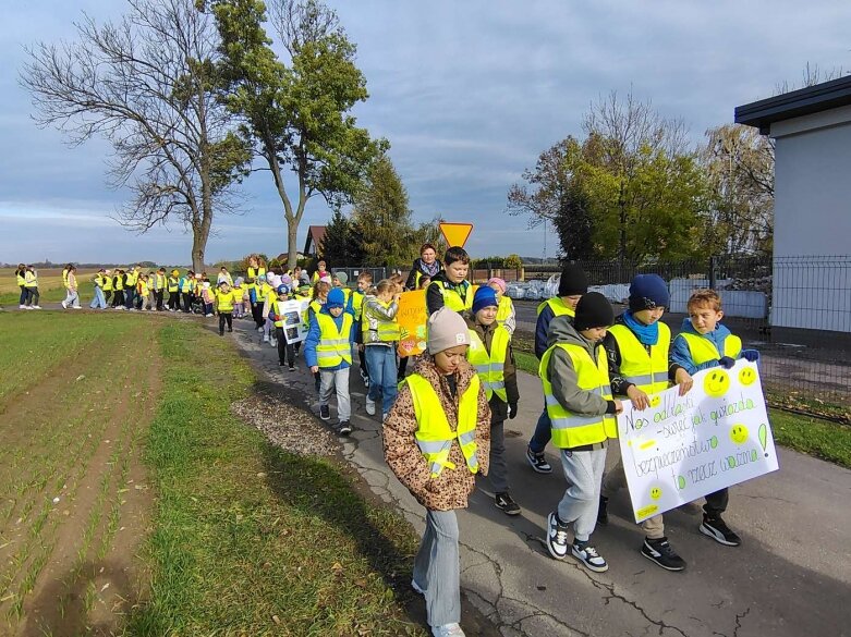  Odblaskowa akcja w SP Michowice 