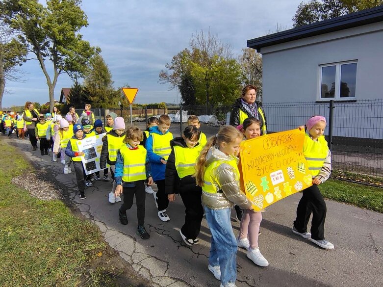  Odblaskowa akcja w SP Michowice 