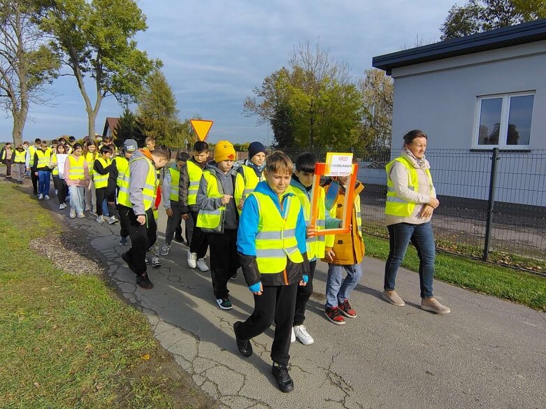  Odblaskowa akcja w SP Michowice 