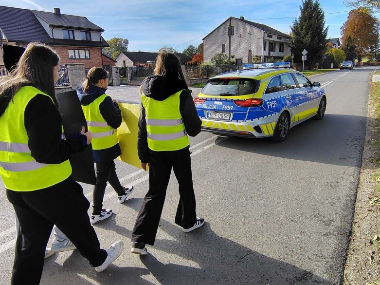  Odblaskowa akcja w SP Michowice 