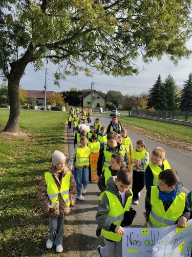  Odblaskowa akcja w SP Michowice 