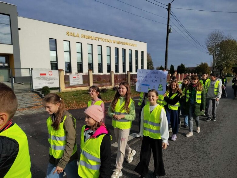  Odblaskowa akcja w SP Michowice 