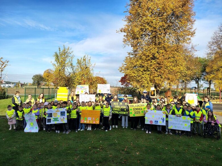  Odblaskowa akcja w SP Michowice 