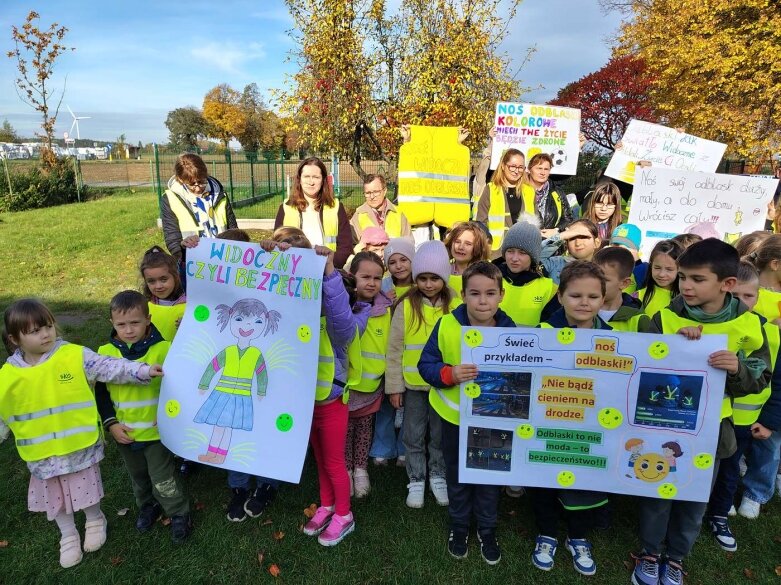  Odblaskowa akcja w SP Michowice 