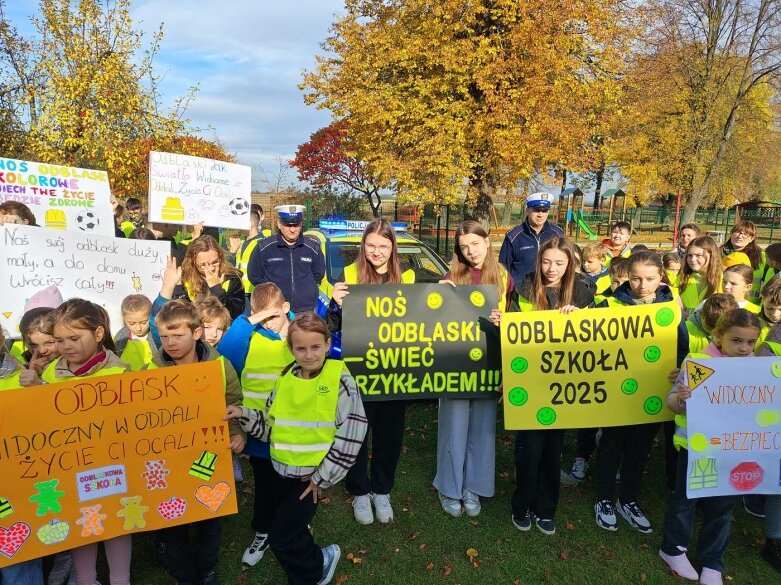  Odblaskowa akcja w SP Michowice 