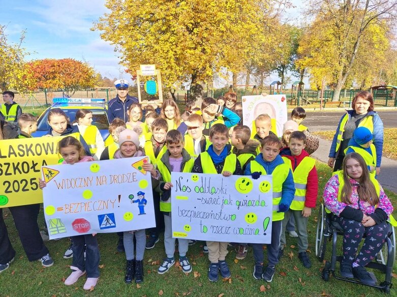  Odblaskowa akcja w SP Michowice 