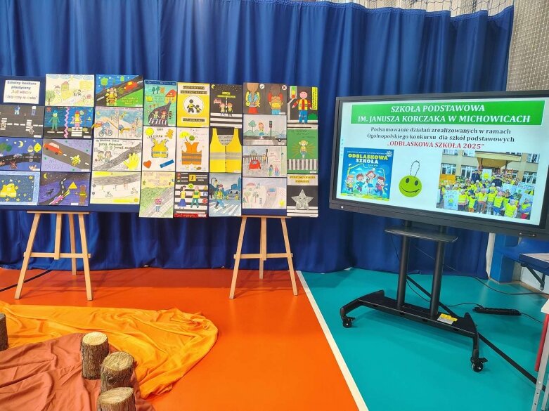  Odblaskowa akcja w SP Michowice 