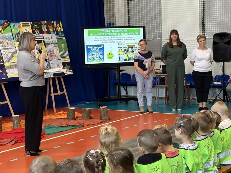  Odblaskowa akcja w SP Michowice 