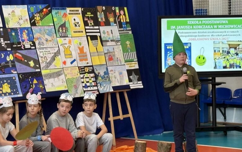  Odblaskowa akcja w SP Michowice 