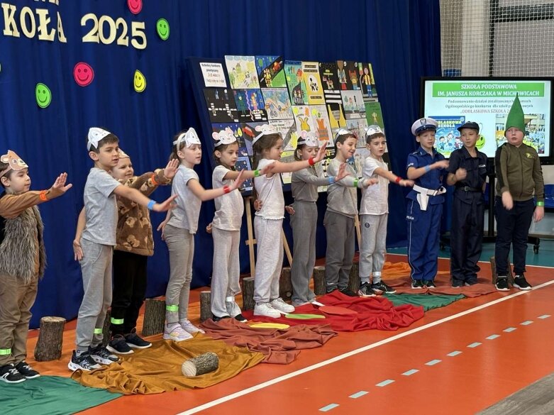  Odblaskowa akcja w SP Michowice 