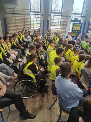  Odblaskowa akcja w SP Michowice 