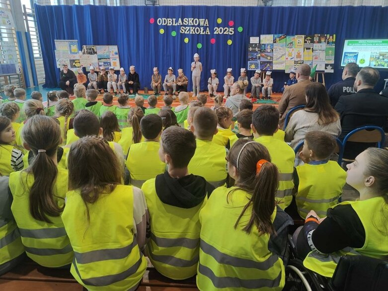  Odblaskowa akcja w SP Michowice 