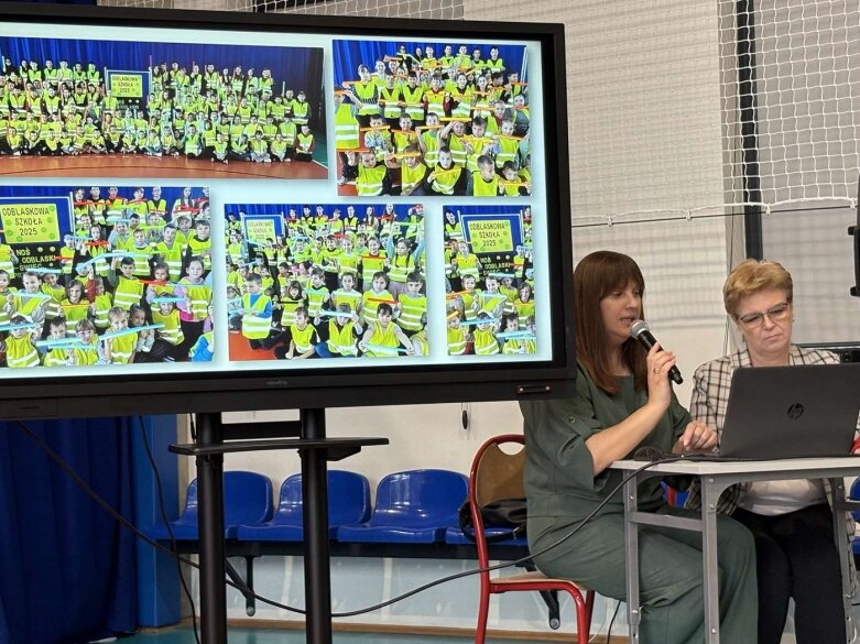  Odblaskowa akcja w SP Michowice 