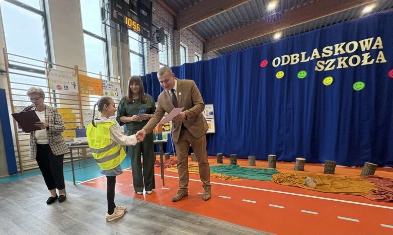  Odblaskowa akcja w SP Michowice 