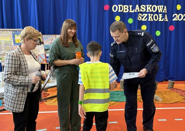  Odblaskowa akcja w SP Michowice 