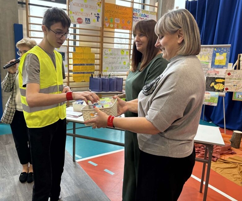  Odblaskowa akcja w SP Michowice 