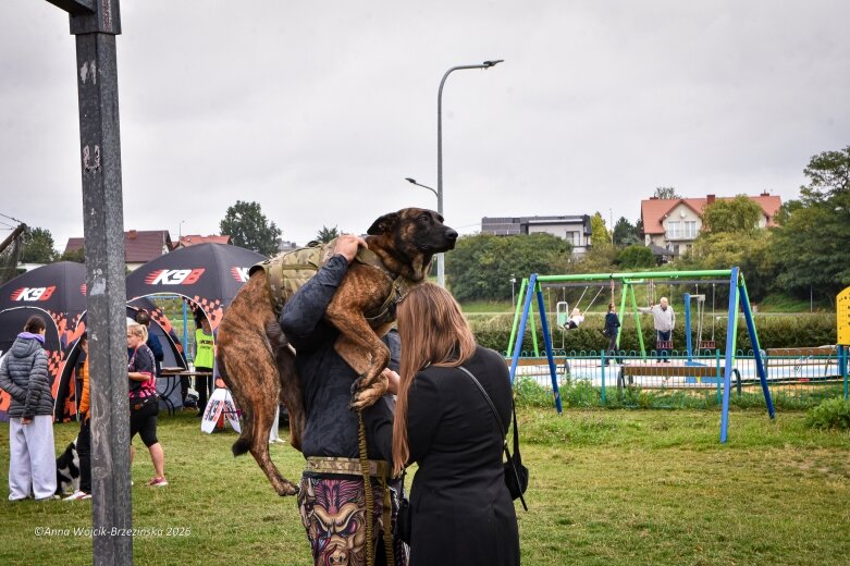  K9B nad Zalewem Zadębie. Człowiek i pies na jednej trasie 
