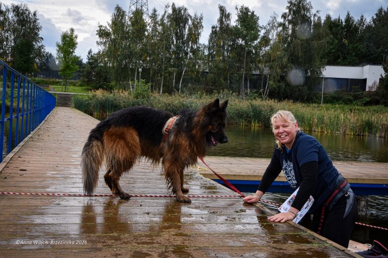  K9B nad Zalewem Zadębie. Człowiek i pies na jednej trasie 